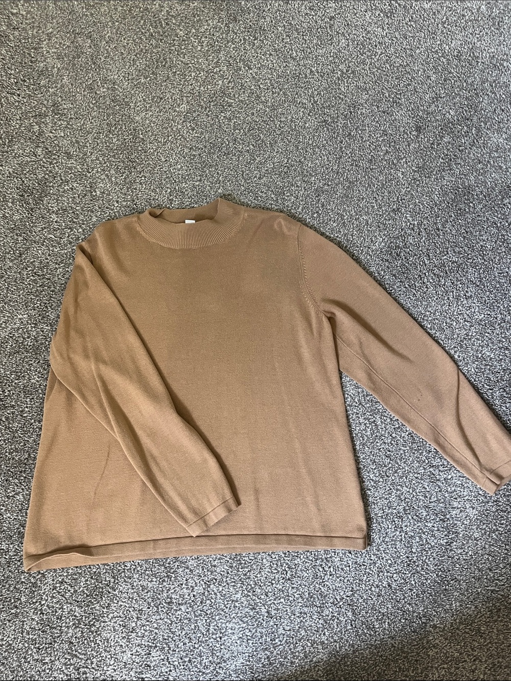 Coldwater Creek Men's Crewneck Sweater - Camel Brown